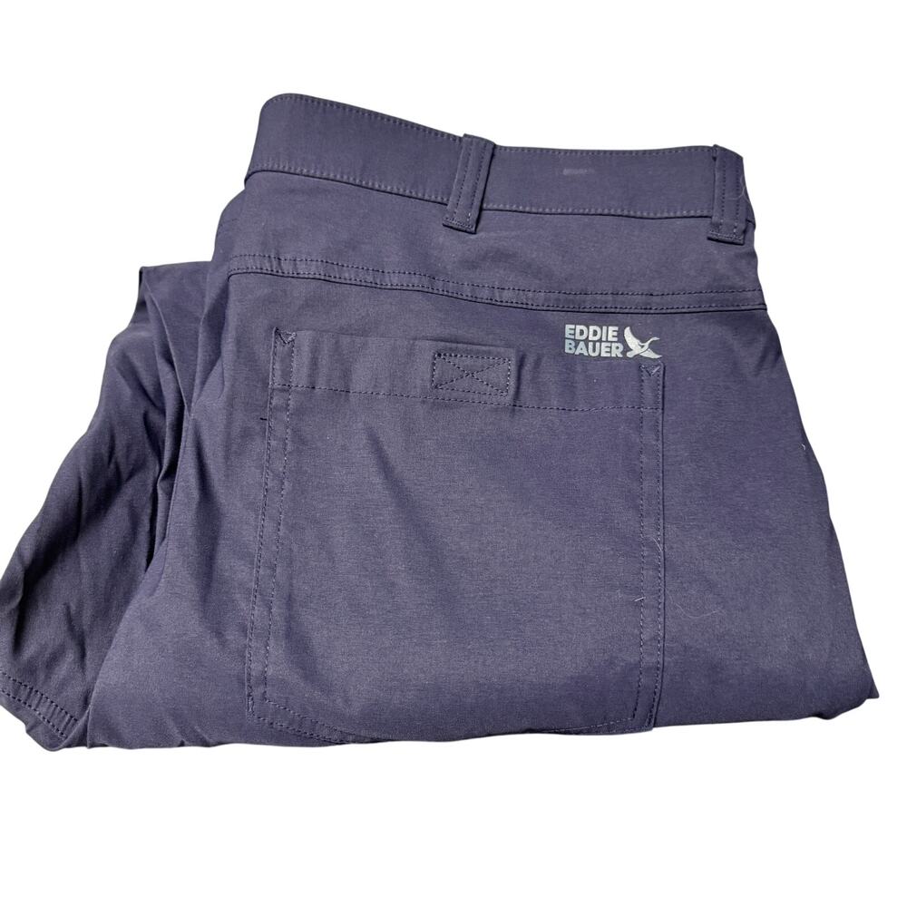 Eddie Bauer Pants Rainier Tech Mens 38x29 (39x28 ACTUAL) Blue Activewear Coastal